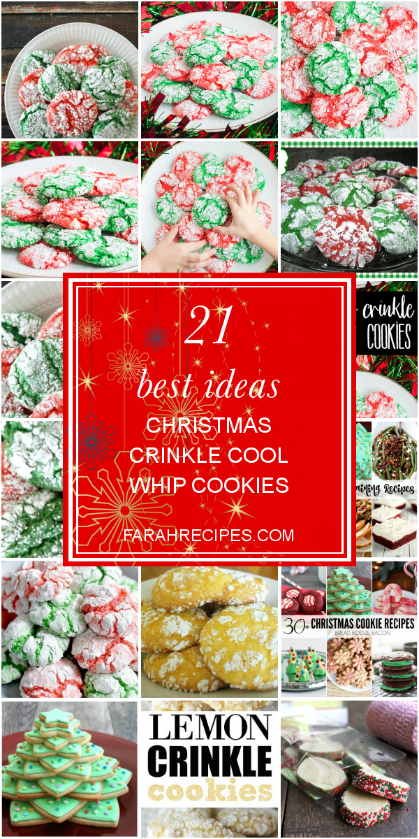 21 Best Ideas Christmas Crinkle Cool Whip Cookies - Most Popular Ideas ...